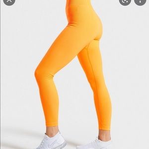 Gymshark Ultra Seamless Leggings in Orange